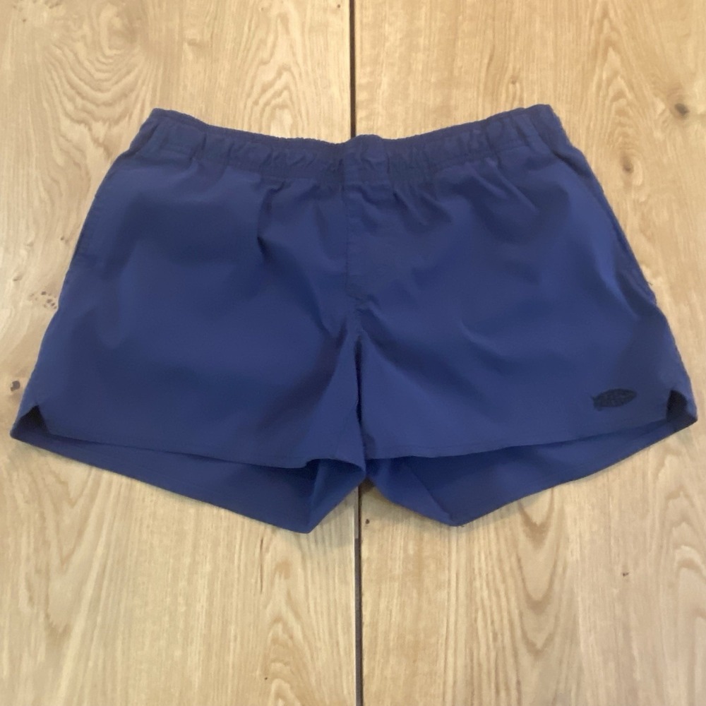 AFTCO Shorts Women's Large Navy Blue Fishing Cargo Summer Fishing Outdoors